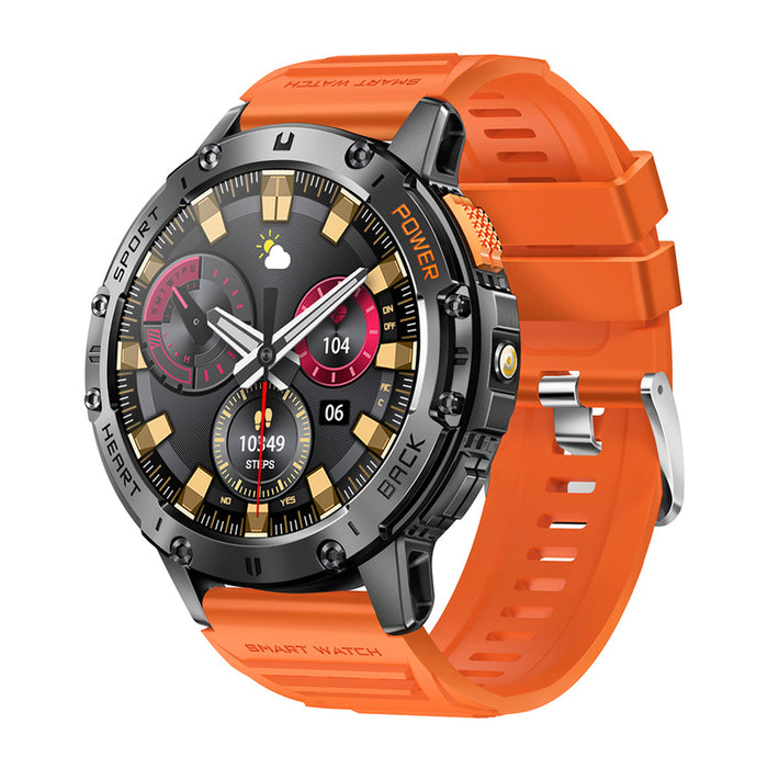 Смарт часовник XMART HK65 AMOLED BLCK-ORNG 49 MM, ПУЛСОМЕР, SPO2
