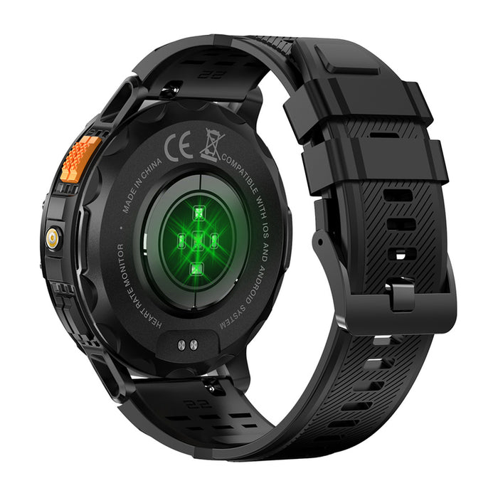 Смарт часовник XMART HK65 AMOLED BLCK-ORNG 49 MM, ПУЛСОМЕР, SPO2