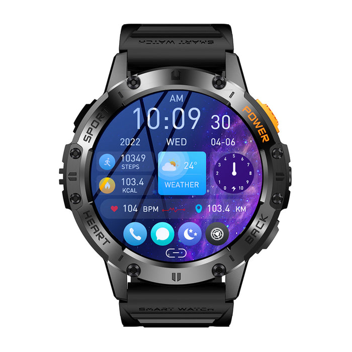 Смарт часовник XMART HK65 AMOLED BLCK-ORNG 49 MM, ПУЛСОМЕР, SPO2