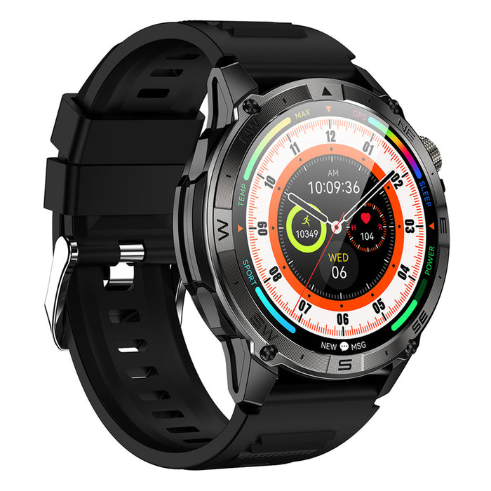 Смарт часовник XMART HK08 BLACK GPS, ПУЛСОМЕР, SPO2