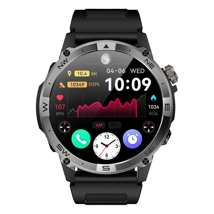 Смарт часовник XMART HK08 BLACK GPS, ПУЛСОМЕР, SPO2