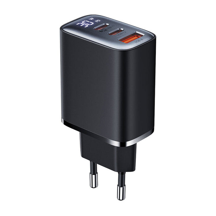 ЗАРЯДНО 220V XMART 30W PD 2x USB-C+USB-A PD, PPS