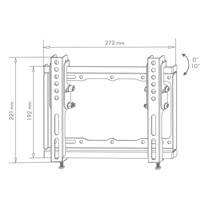 TV Стойка XMART 1743 ST ЧЕРЕН