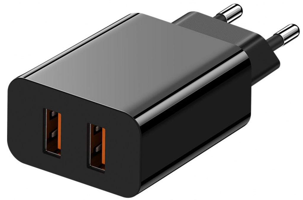 Зарядно устройство X-MART Dual USB CHARGER 18W Black