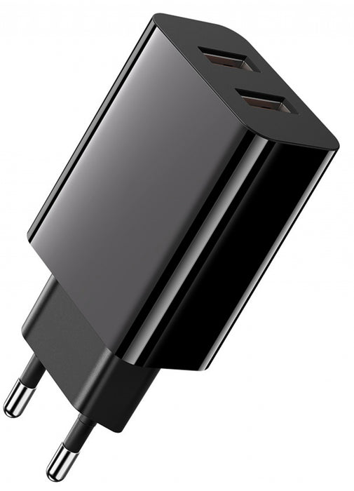 Зарядно устройство X-MART Dual USB CHARGER 18W Black