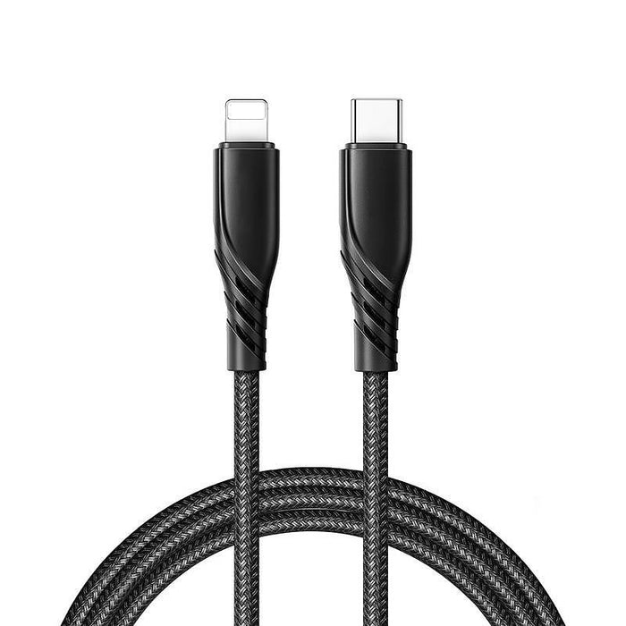 Кабел Xmart Lightning to Type-C Greased Series 1.2m Black