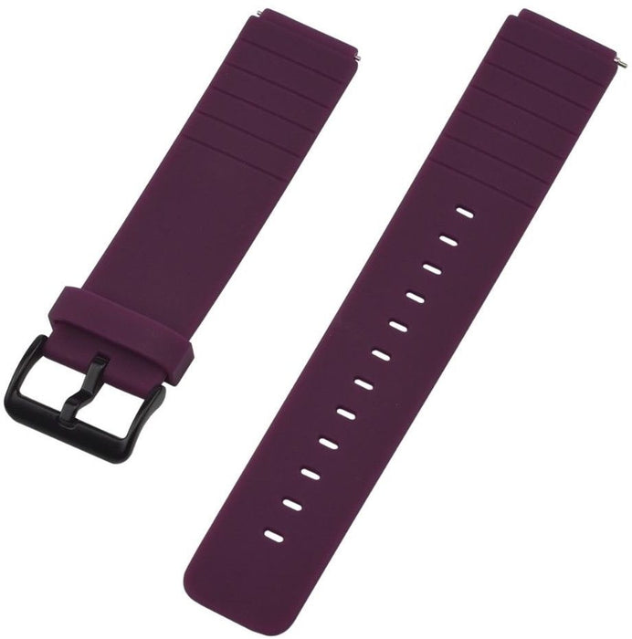 Силиконова каишка Xmart - Watch Band, 18 mm, лилава