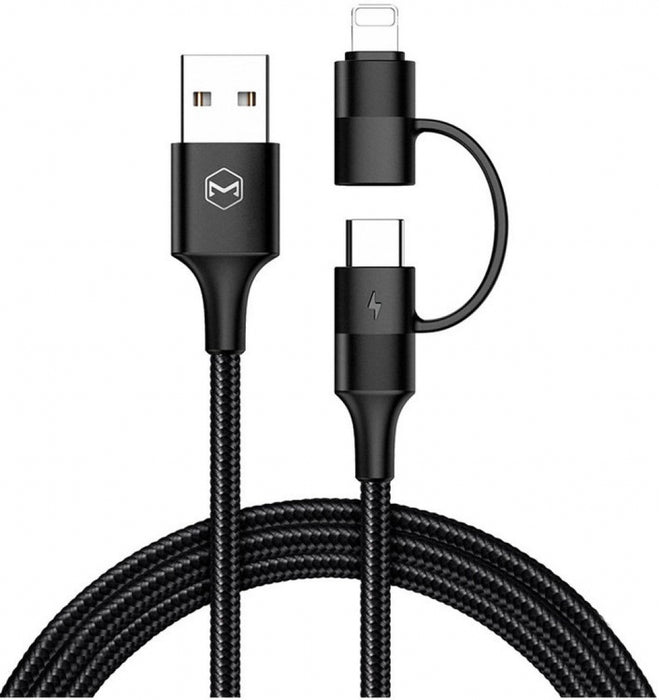 Кабел Xmart Type-C + Lightning Black