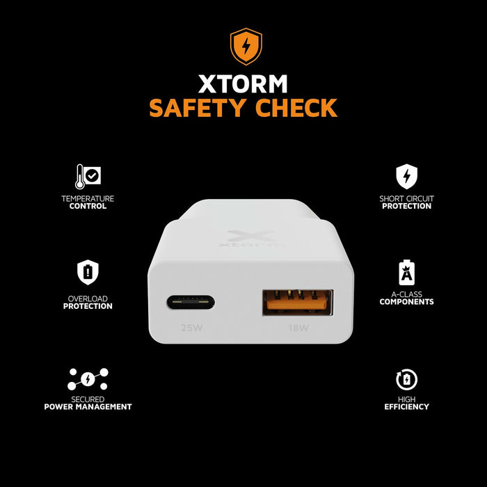 Преносима батерия Powerbank Xtorm XG2SL025 Бял