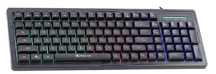 Гейминг клавиатура Xtrike Me – KB-309, Rainbow, черна