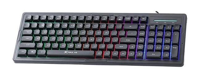 Гейминг клавиатура Xtrike Me – KB-309, Rainbow, черна
