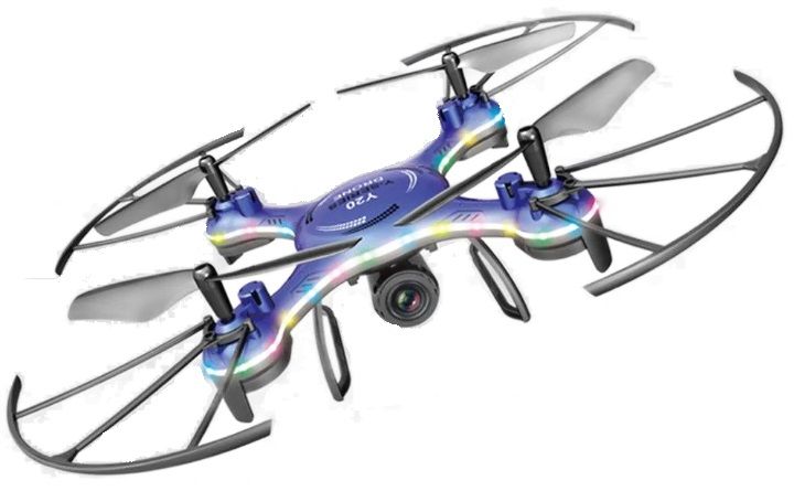 Дрон с цветни светлини и камера Y-Series - Colorful Quadcopter Y20