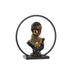 Ярка декорация DKD Home Decor Смола Африканка (35,5 x 11 x