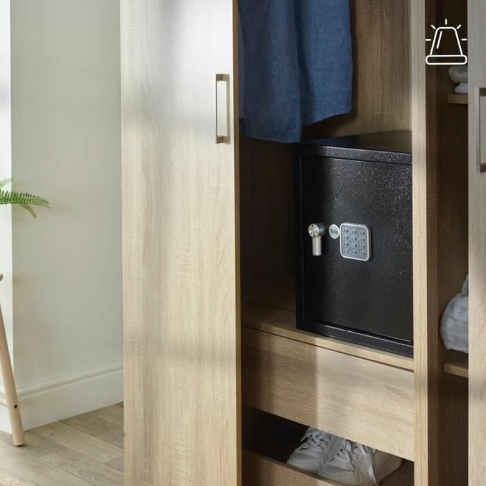 Сейф с електронна ключалка Yale Черен 40 L 39 x 35 x 36 cm Неръждаема стомана
