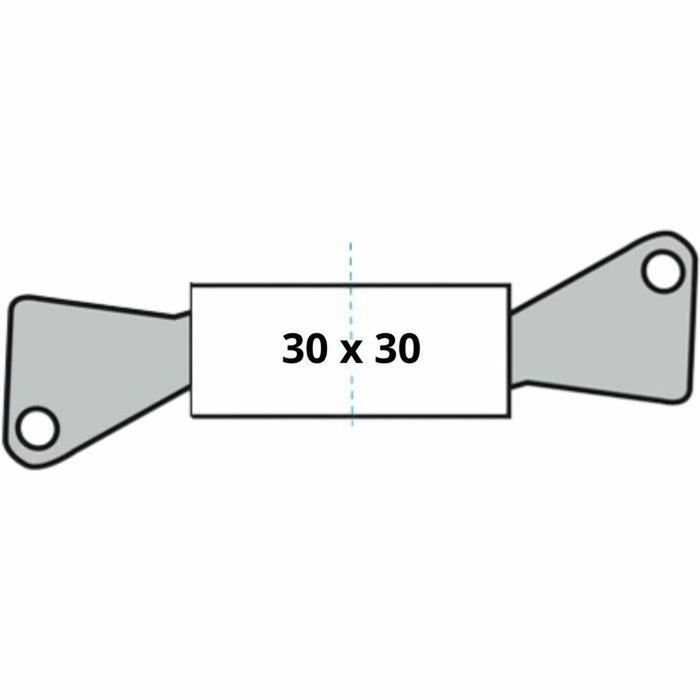 Защитен цилиндър Yale 30 x 30 mm Месинг