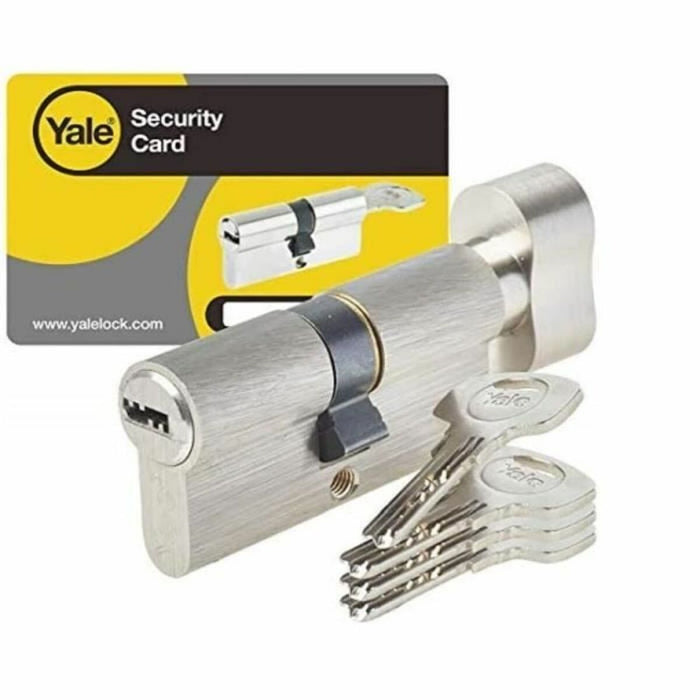 Защитен цилиндър Yale 30 x 30 mm Месинг