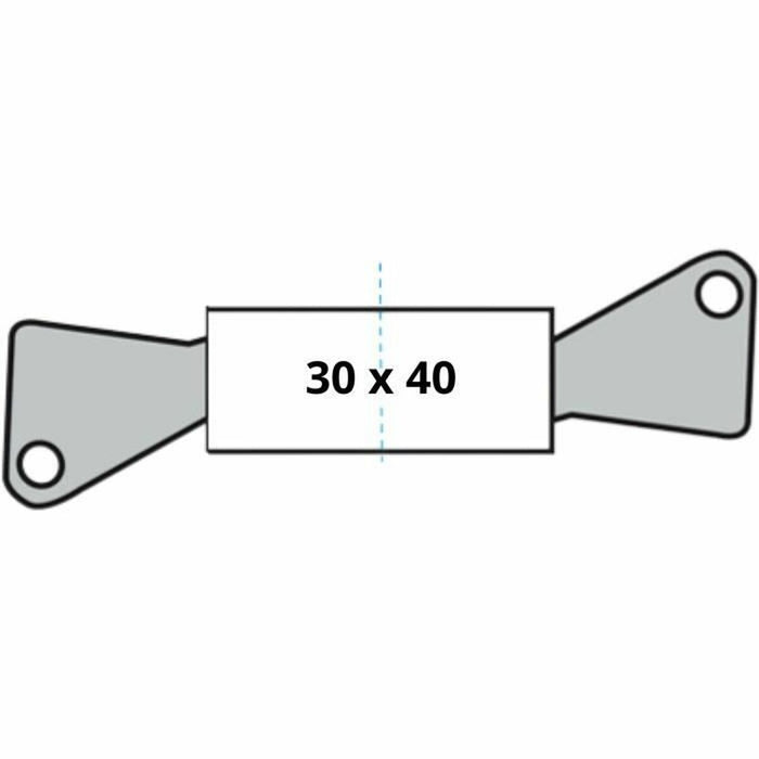 Защитен цилиндър Yale 30 x 40 mm Месинг