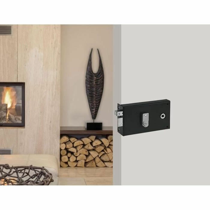 Брава с джанта Yale 19,5 x 7 x 14 cm Каки Стомана Врати