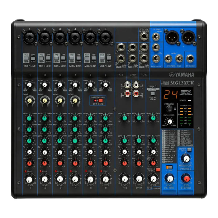 Yamaha MG12XUK - 12-канален смесителен пулт