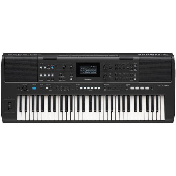 Yamaha PSR-E483 - преносим синтезатор с 61 клавиша