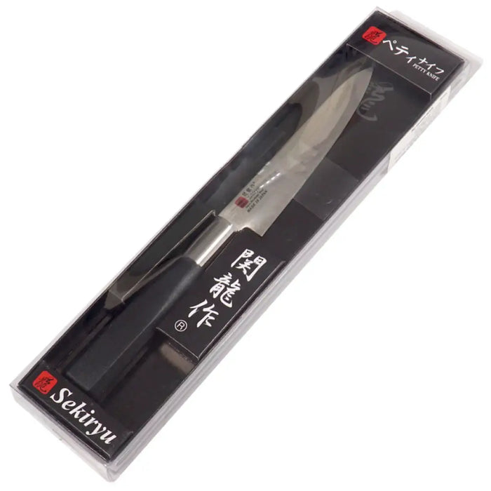 ЯПОНСКИ КУХНЕНСКИ НОЖ 12 CM PETTY BLACK SEKIRYU