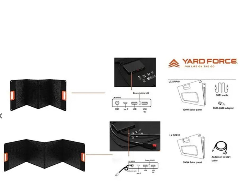 СОЛАРЕН ПАНЕЛ 200W YARDFORCE