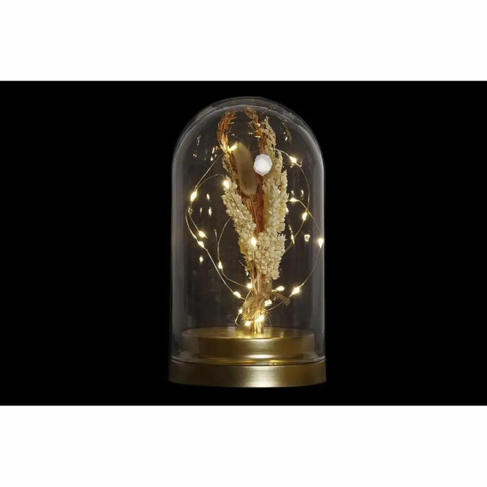 Ярка декорация DKD Home Decor Метал Кристал Цвете 30 x 40