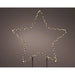 Ярка декорация Lumineo PVC Коледна звезда 38 cm Заострен