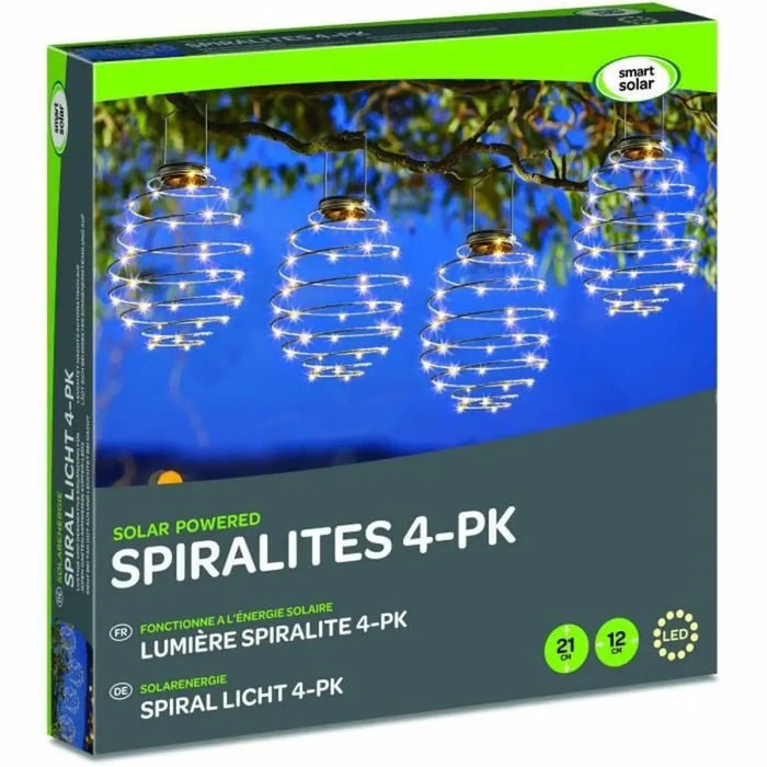 Ярка декорация Smart Garden Spiralight Сив 4 броя