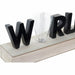 Ярка декорация DKD Home Decor World Черен Метал Дървен MDF