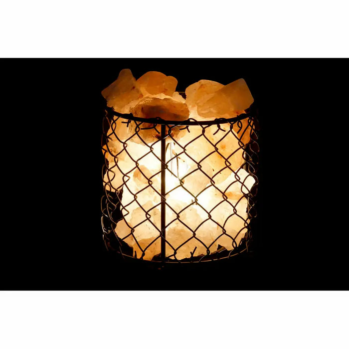 Ярка декорация DKD Home Decor Сол Черен Оранжев 15 W 17 x