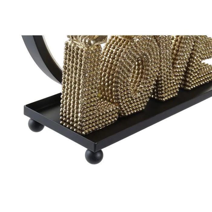 Ярка декорация DKD Home Decor Love Смола Заек love 30 x 11
