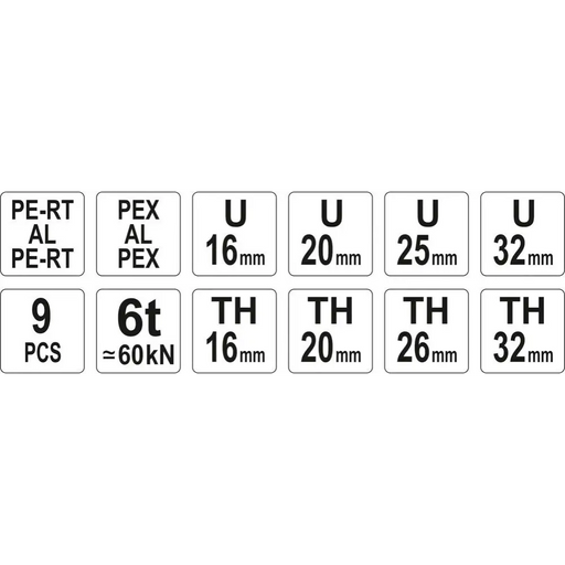 Yato YT-21735 Инструмент за кримпване Черен Червен