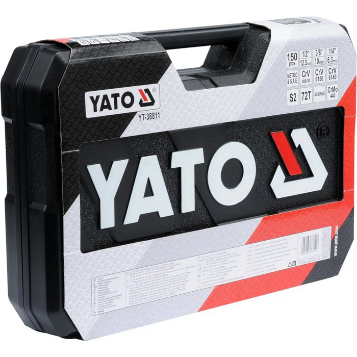 Yato YT 38811 гаечен ключ Комплект гаечни ключове 150 бр.