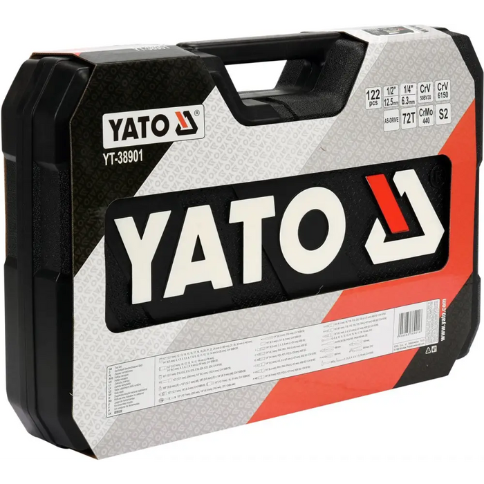 Yato YT-38901 Комплект инструменти XXL 1/4-1/2’’ 122 бр.