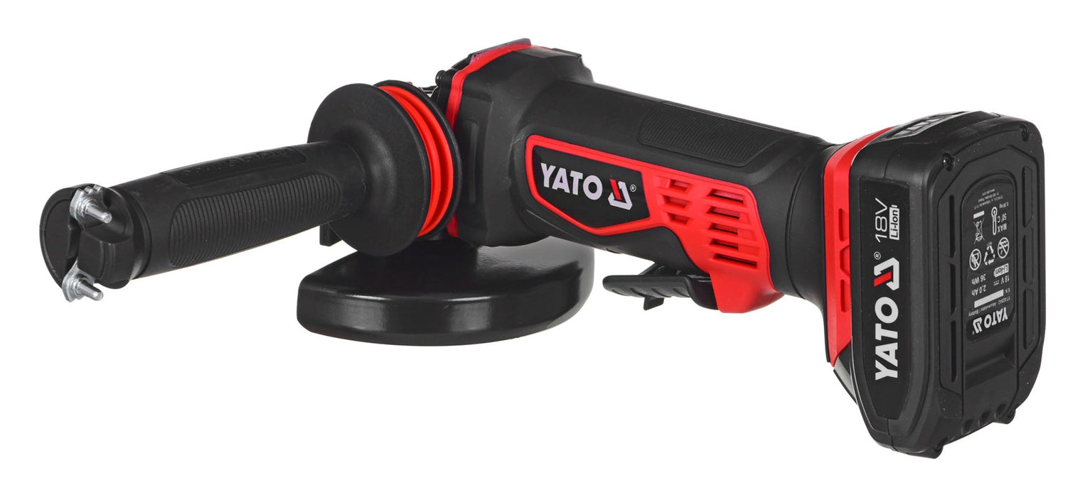 Yato YT-82826 Ъглошлайф 125 mm 18 V Черен, Червен