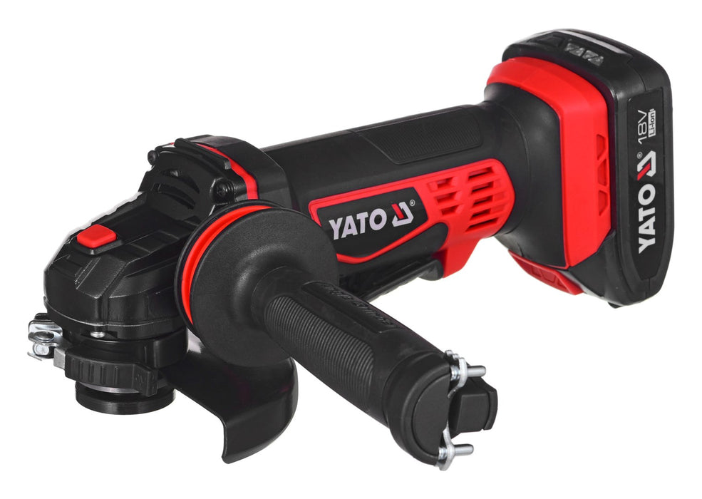 Yato YT-82826 Ъглошлайф 125 mm 18 V Черен, Червен