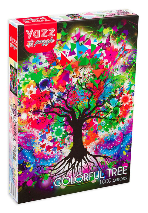 Пъзел Yazz Puzzle от 1000 части - Многоцветно дърво