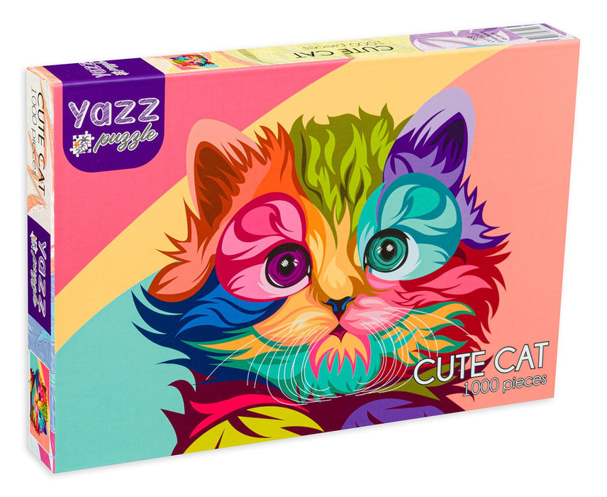Пъзел Yazz Puzzle от 1000 части - Сладко коте
