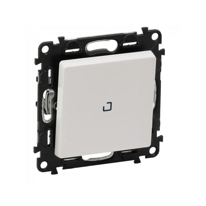 ЕДНОПОЛЮСЕН КЛЮЧ 10 AX 250 V~ С ИНДИКАЦИЯ - БЯЛ