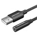 Еднопортова USB външна звукова карта Vention Gome 0.25m