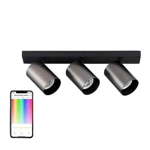 Yeelight Ceiling Spotlight YLDDL-0085-B (три крушки) черен