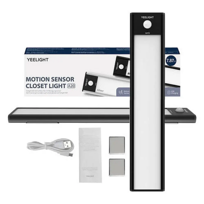 Yeelight Closet Sensor Light 20см - черна 4000 K