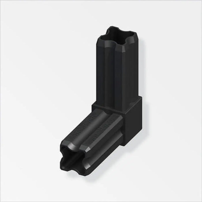 ЪГЛОВ КОНЕКТОР PVC 23.50 ММ ALFER ALUMINIUM
