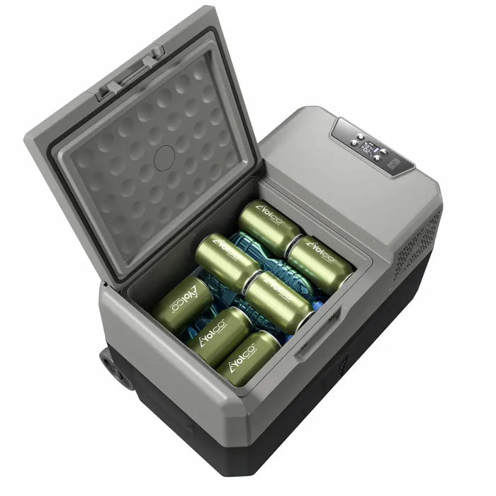 Yolco BCX30 GREY хладилник Преносим (поставяне) 28 LF Черен