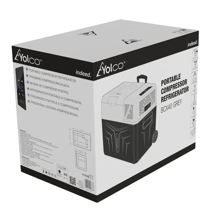 Yolco BCX40 хладилник Преносим (поставяне) 39 LF Сив