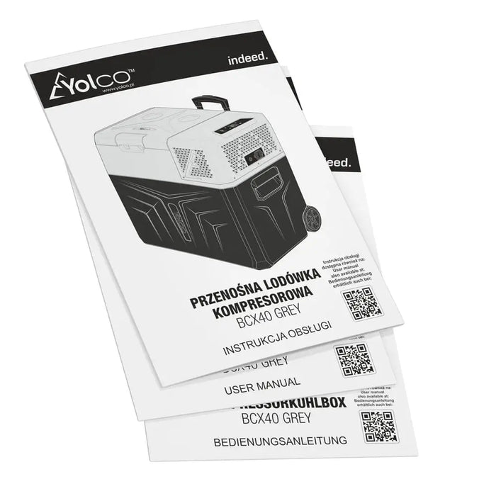 Yolco BCX40 хладилник Преносим (поставяне) 39 LF Сив