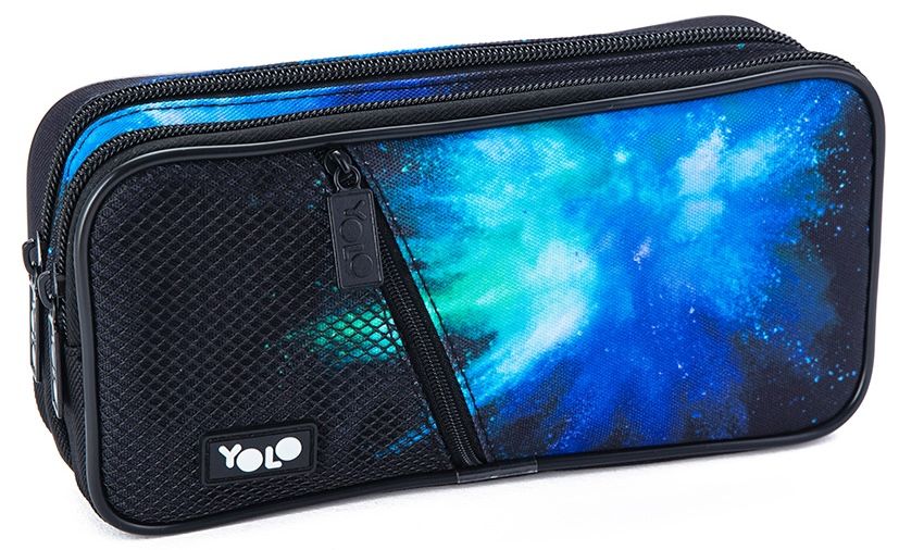 Несесер Yolo - Color blast, с 2 ципа
