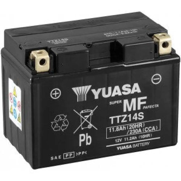 YUASA TTZ14S 11.8AH 230A L+ AGM