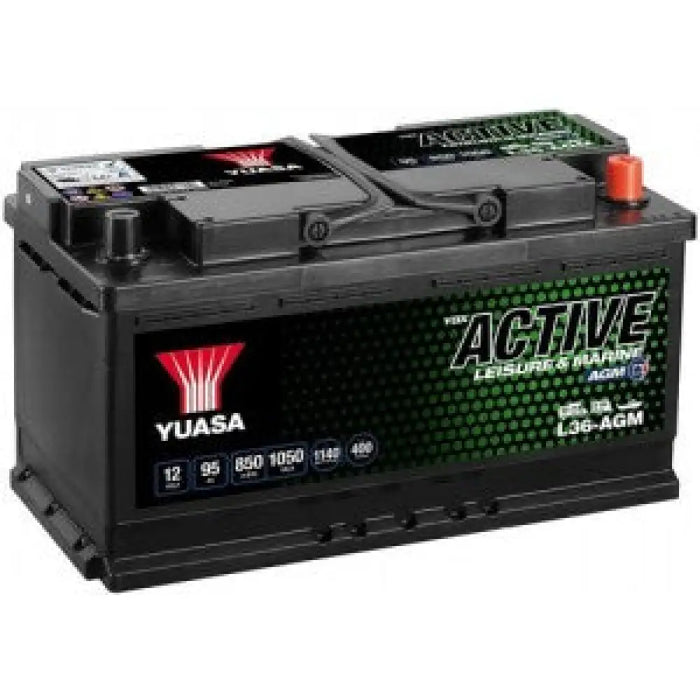 YUASA YBX ACTIVE LEISURE & MARINE AGM 95AH 850A R+